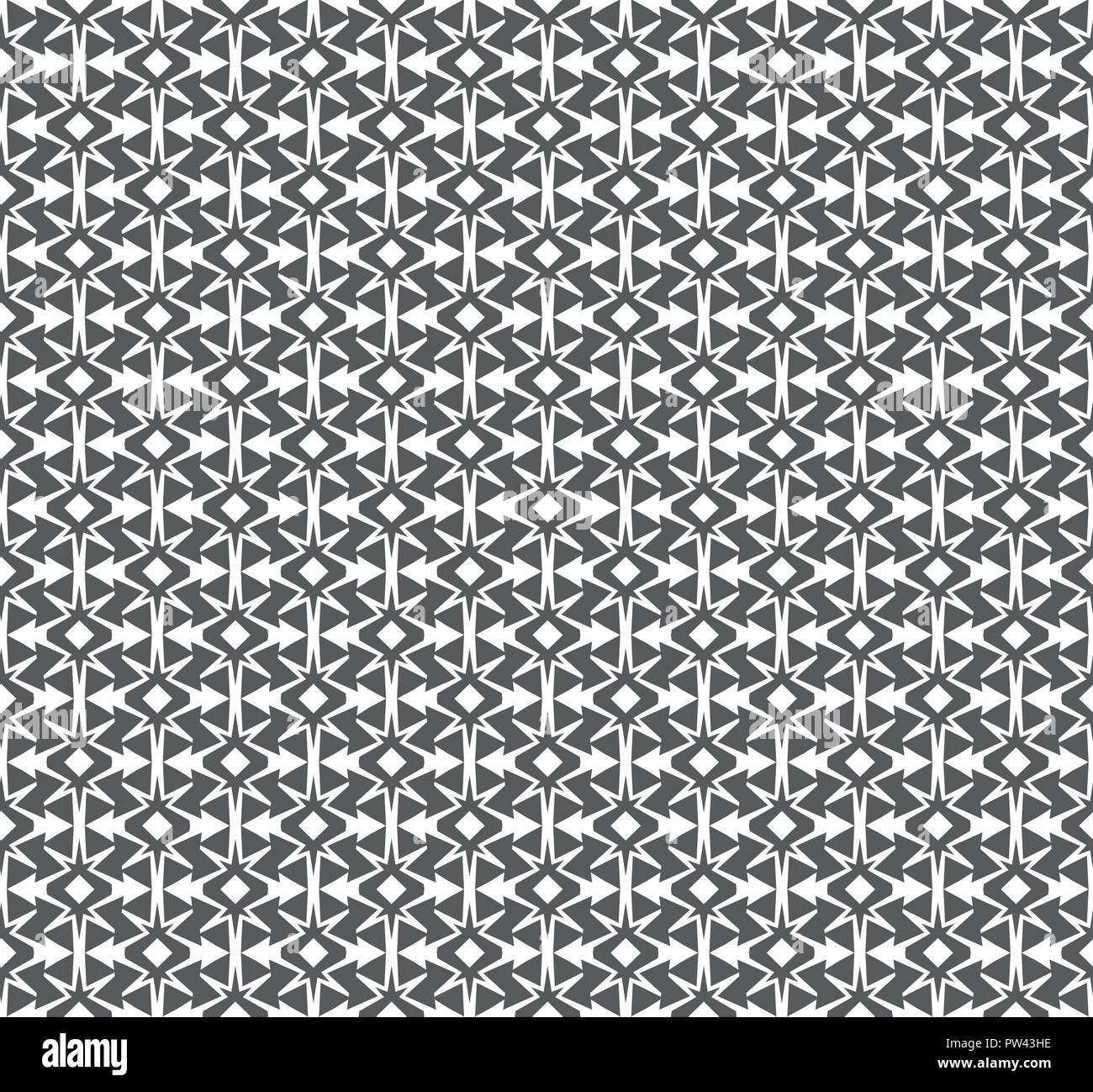 Abstract geometric Seamless pattern . Repeating geometric Black and ...