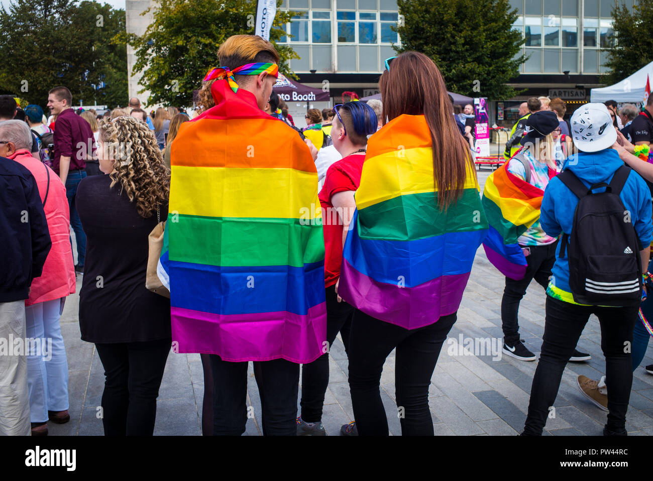 (Gay Pride celebrations, Southampton, England.) Stock Photo
