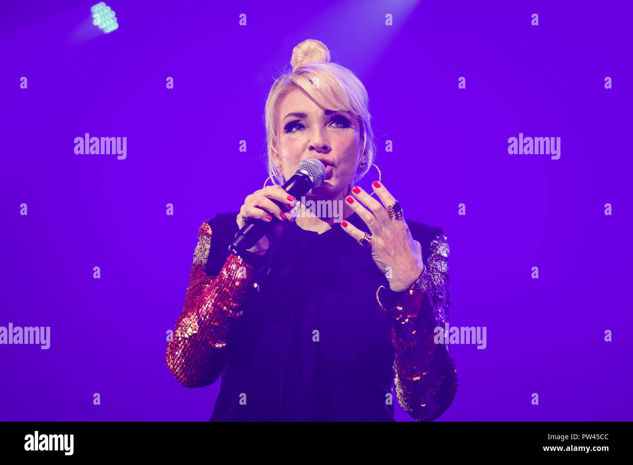 Latvian singer Laima Vaikule a concert in Kiev. (Photo by Aleksandr ...