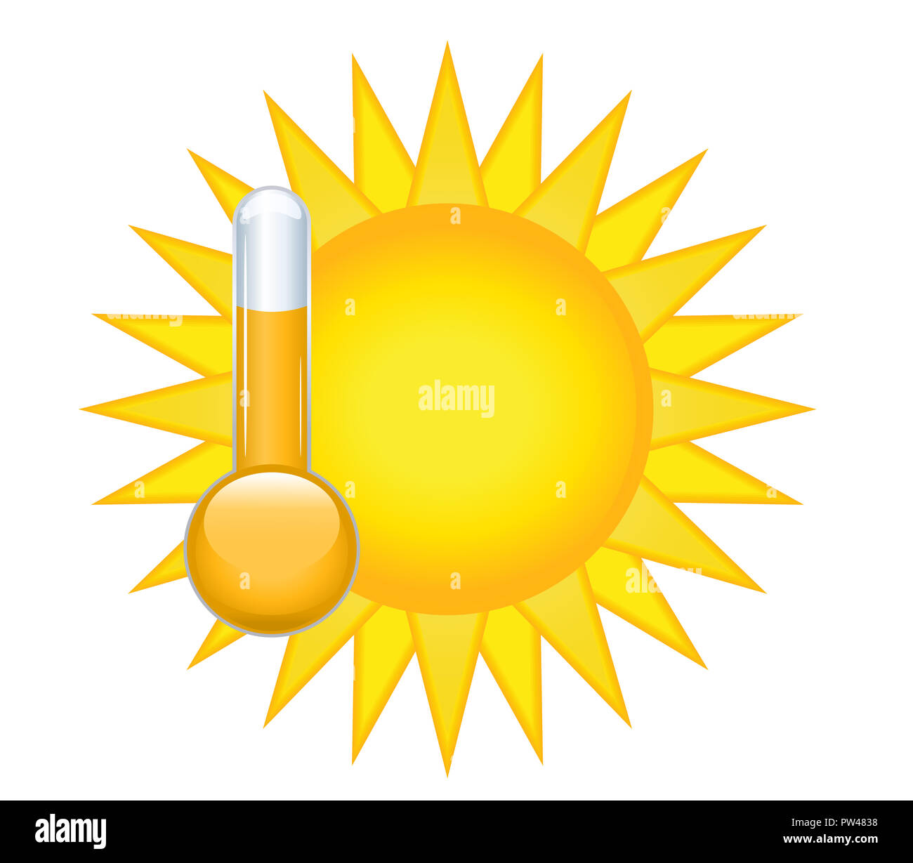 Sunny Weather Climate Summer Temperature Thermometer Illustration Stock Photo Alamy Sunny Weather Climate Summer Temperature Thermometer Illustration Stock Photo Alamy