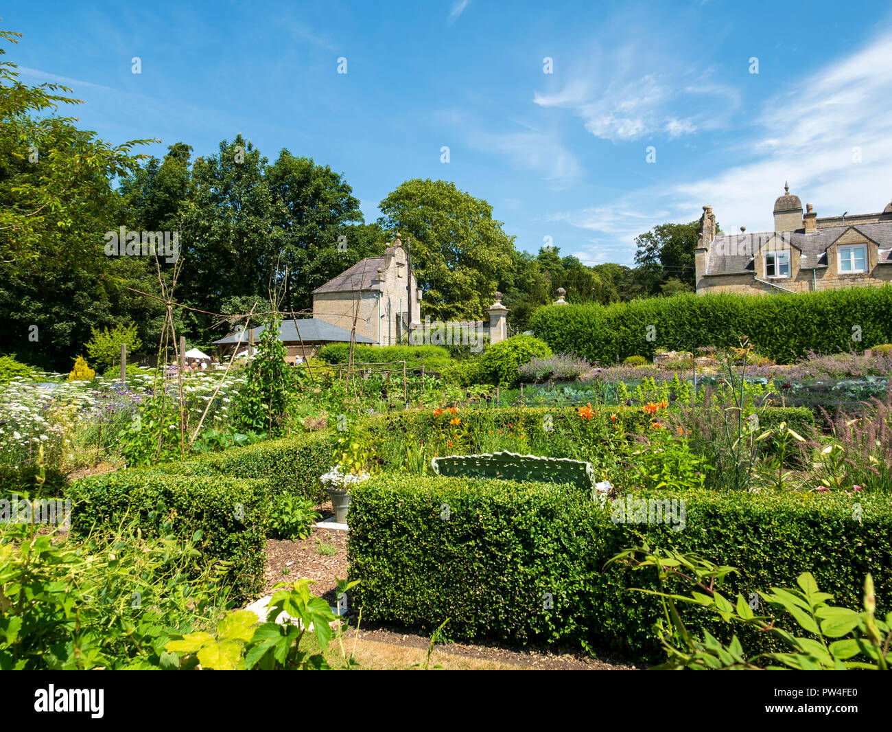 Easton Walled Gardens, Easton, Grantham, Lincolnshire, England, UK. Stock Photo