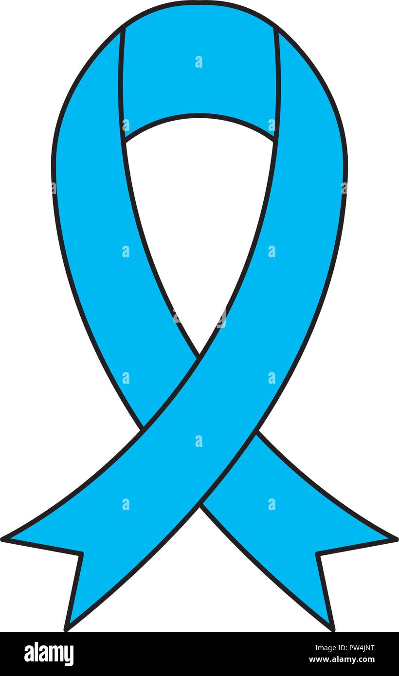 Medical blue ribbon Stock Vector Image & Art - Alamy