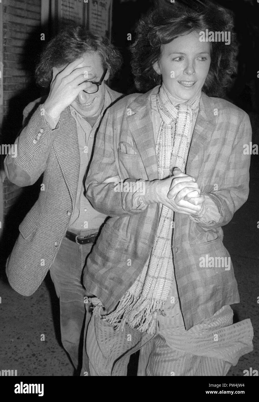 Woody Allen Diane Keaton 1978 Photo By Adam Scull/PHOTOlink.net Stock