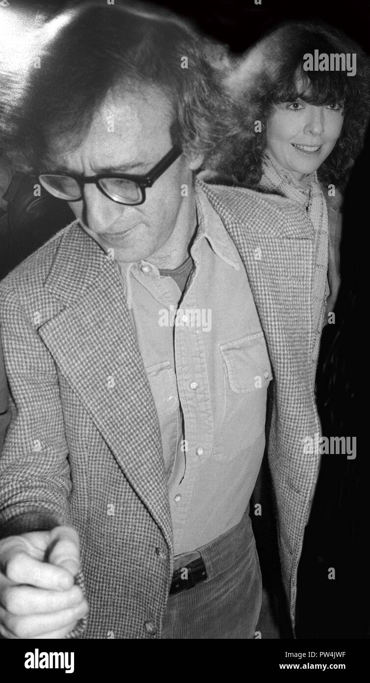 Woody Allen Diane Keaton 1978 Photo By Adam Scull/PHOTOlink.net Stock