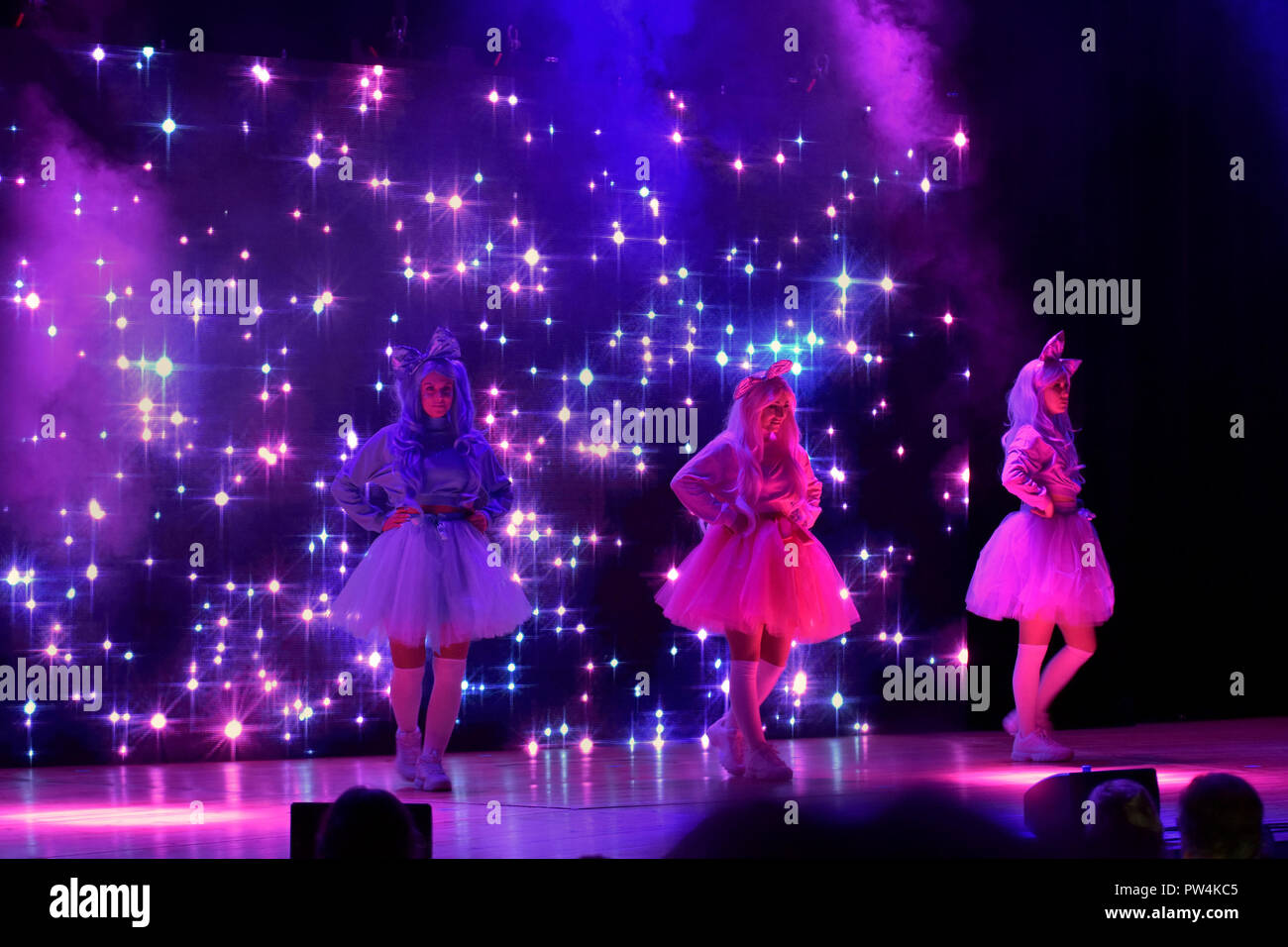 Dolly Style on their "Love Tour" in Louis De Geer Concert hall in  Norrköping Sweden 2018 Stock Photo - Alamy
