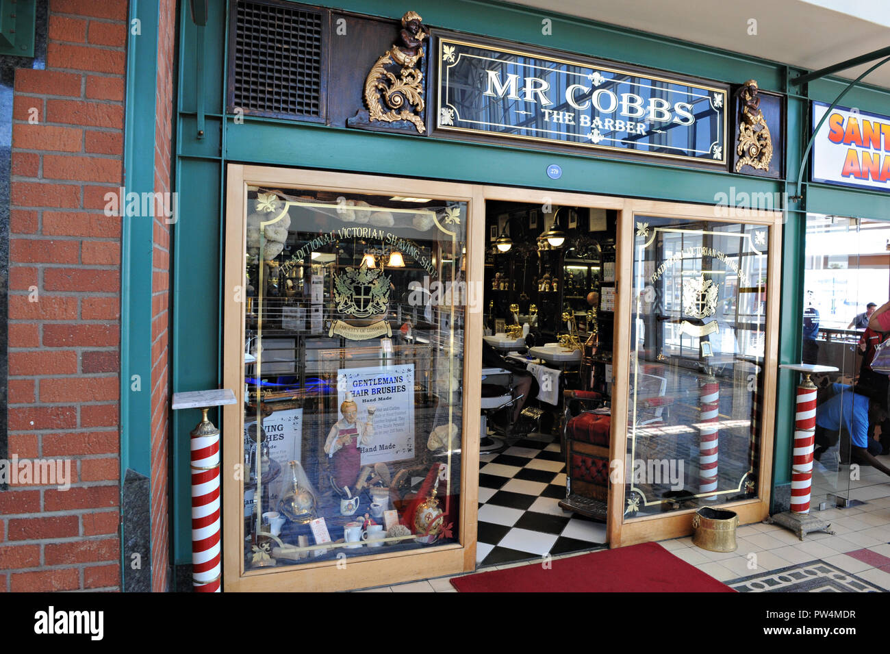 Mr Cobbs Barber shop at The Victoria Wharf Shopping Centre in Cape town