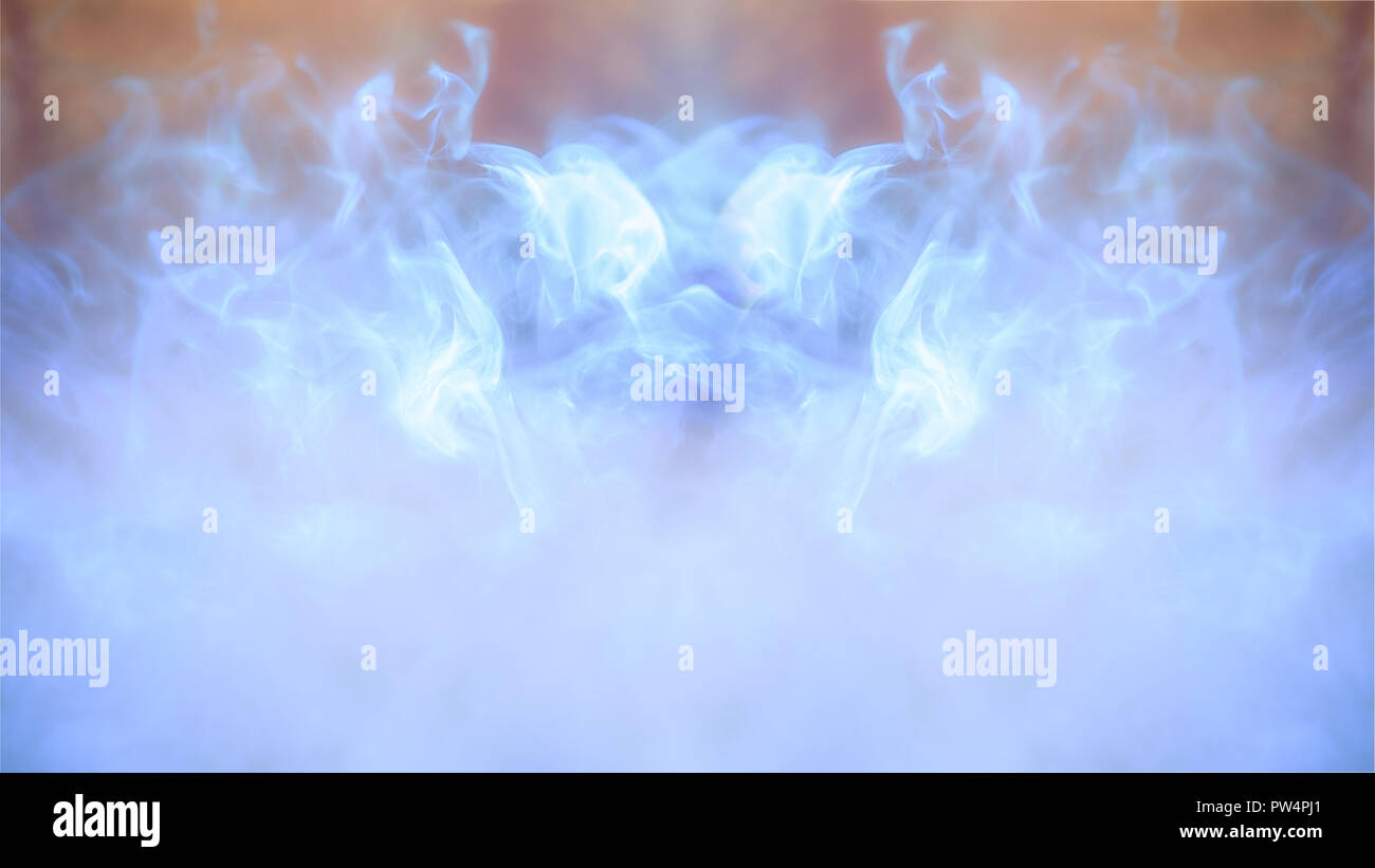 Abstract colorful defocused background, light music and smoke Stock Photo