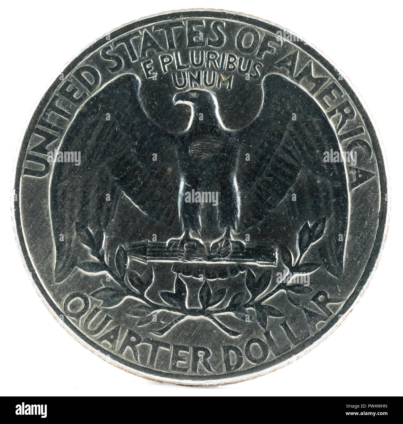 United States Coin. Quarter Dollar 1965. Reverse Stock Photo Alamy