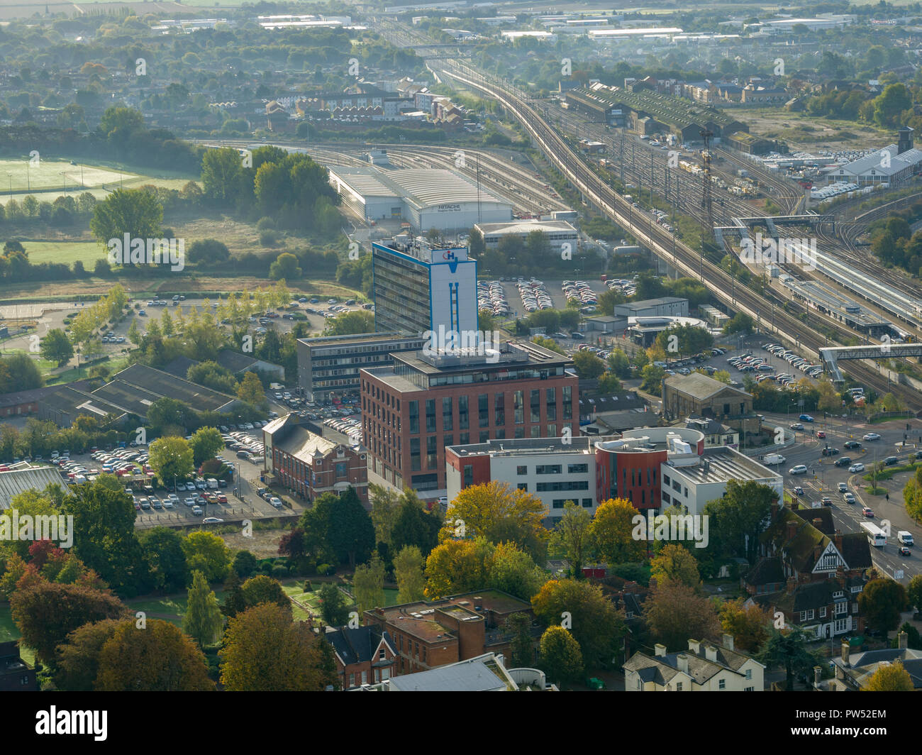 Aerial View of Connect 38, Ashford Commercial Quarter, Ashford, Kent