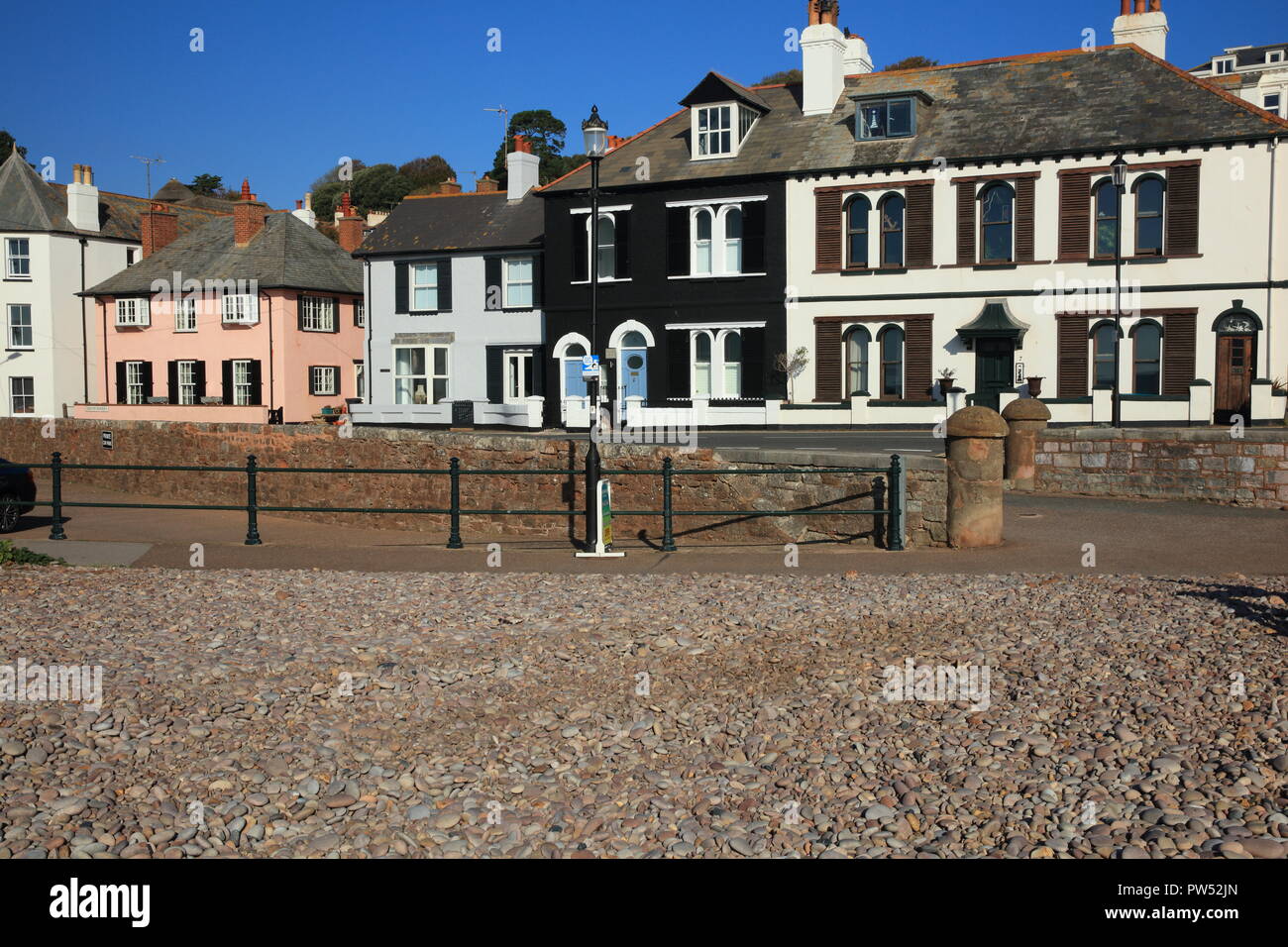 Budleigh Salterton seafront, East Devon, England, UK Stock Photo Alamy