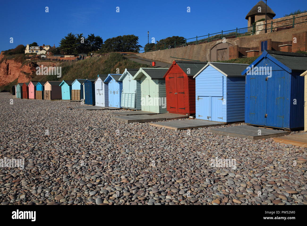 Budleigh Salterton seafront, East Devon, England, UK Stock Photo Alamy