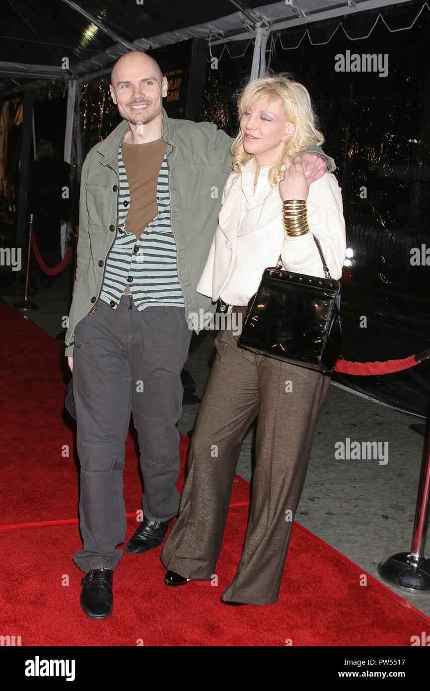 Billy Corgan Courtney Love 01 04 07 Freedom Writers Mann Village Theatre Westwood Photo By Jun Matsuda Hnw Picturelux File Reference 33683 095hnwplx Stock Photo Alamy