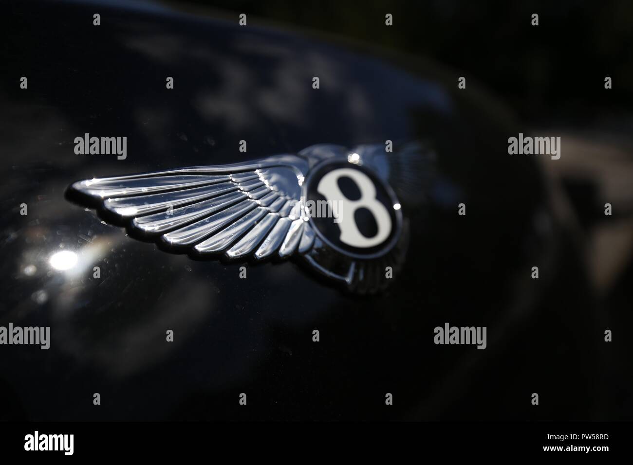 Bentley Continental GT at Château de Neuville in Gambais (78) – France. Stock Photo