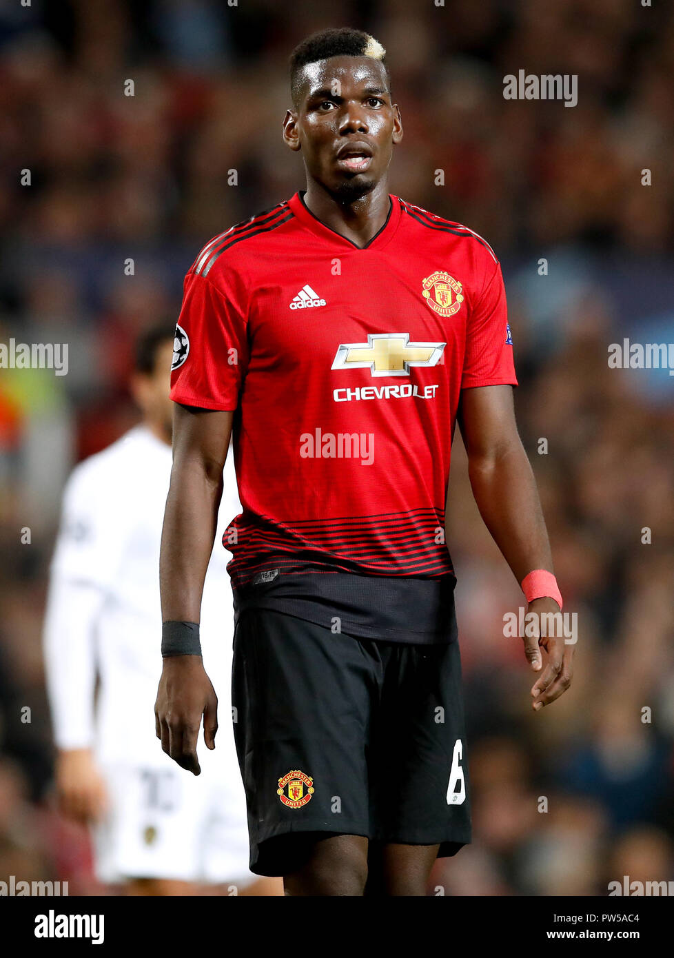 Manchester United's Paul Pogba during the UEFA Champions League, Group H  match at Old Trafford, Manchester Stock Photo - Alamy