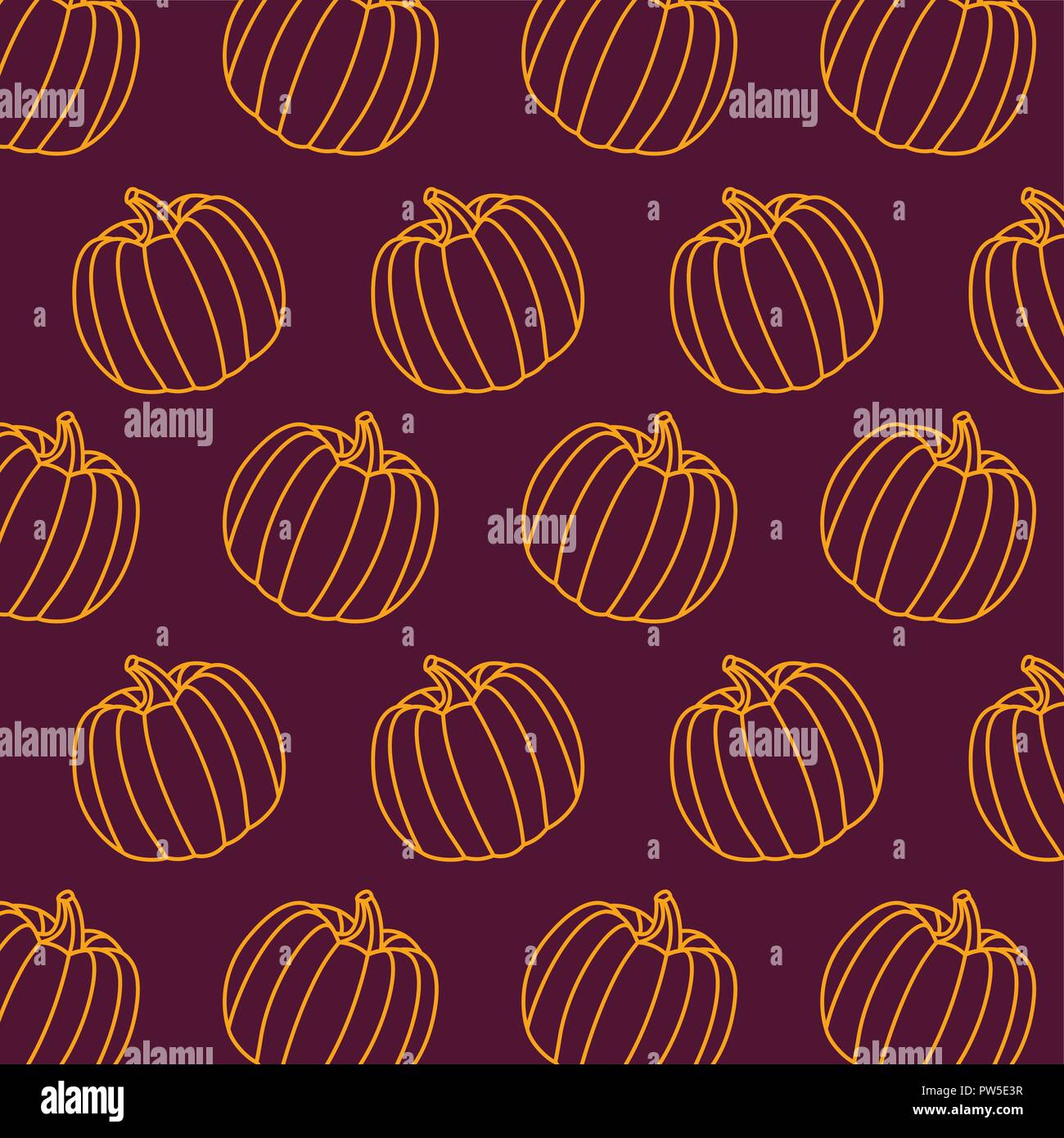 orange pumpkins background decoration colors vector illustration Stock ...
