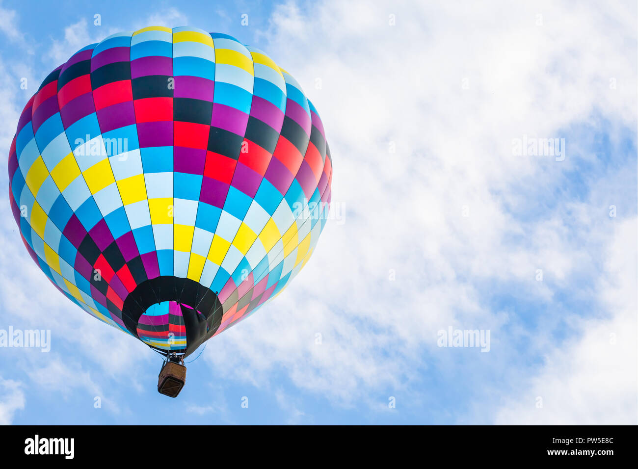 Colorful Hot Air Balloon Stock Photo