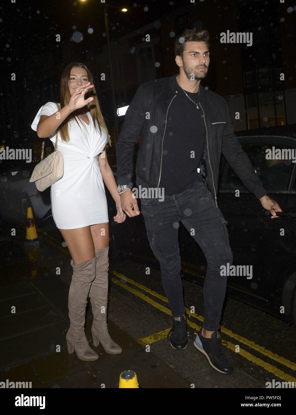Zara McDermott and Adam Collard enjoy a double date night with fellow