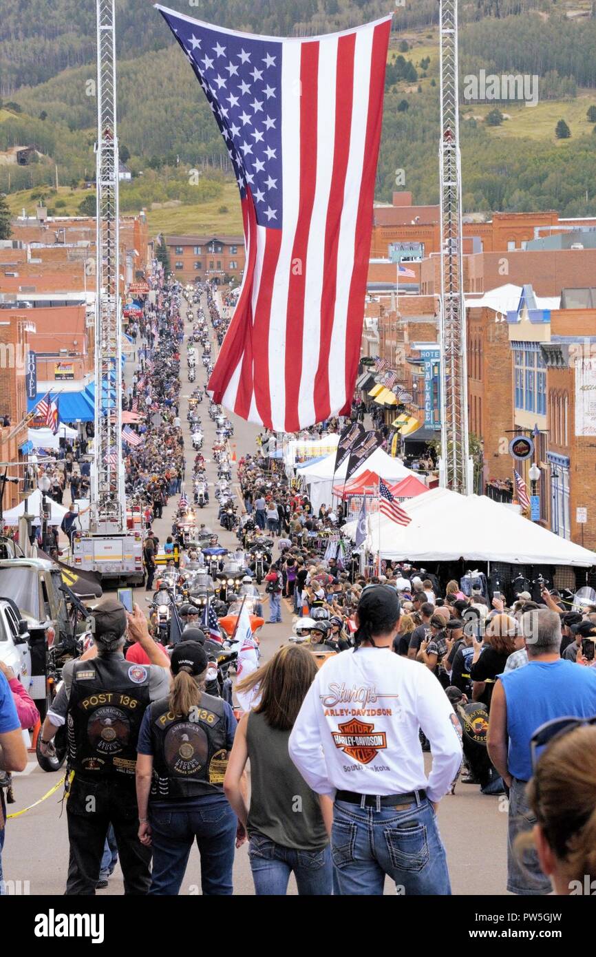 Salute To Veterans Rally Cripple Creek 25th annual cripple creek salute to american veterans rally a hi-res stock photography and images - Alamy