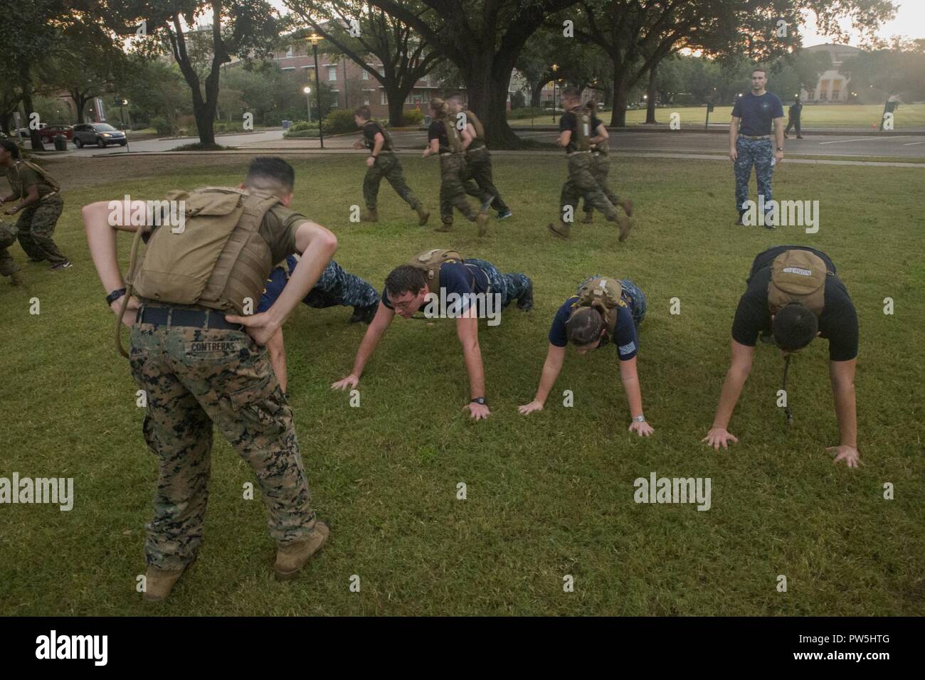 Morning military workout best sale