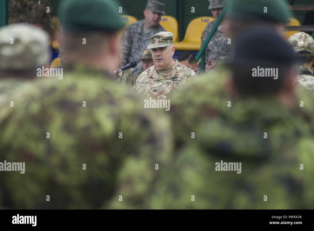 Col. David Jordan, commander of the 45th Infantry Brigade Combat Team ...