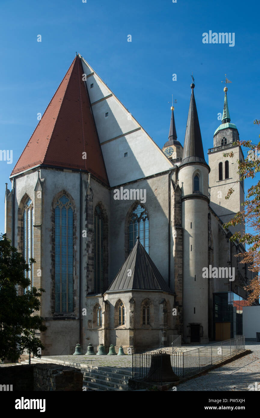 10 October 2018, Saxony-Anhalt, Magdeburg: St. John's Church. The former church had been destroyed and rebuilt several times. Today the church is a venue for events. (to weekend survey "Vacant churches and their use" of 13.10.2018) Photo: Klaus-Dietmar Gabbert/dpa-Zentralbild/ZB Stock Photo