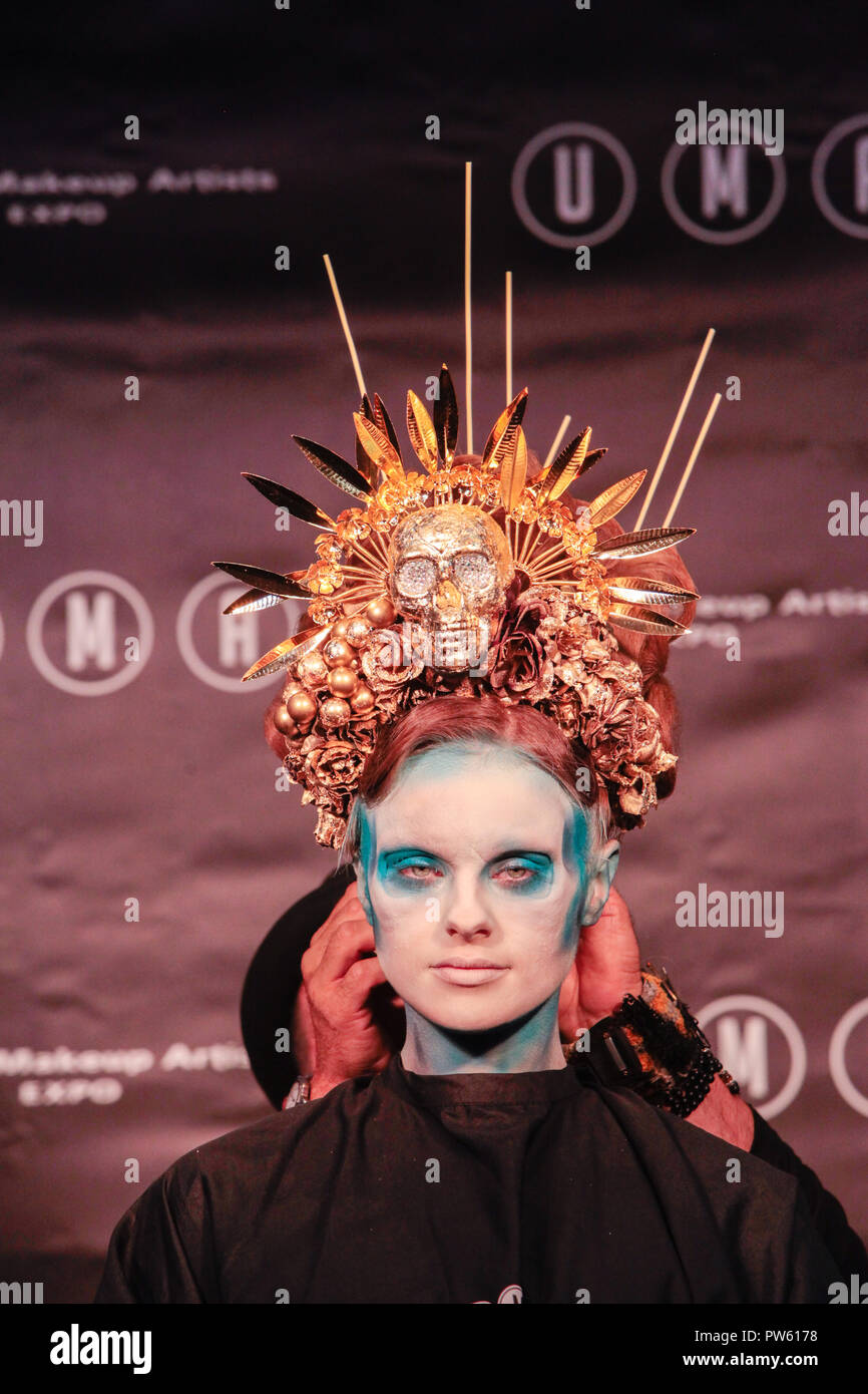 London UK 13 October 2018 United Makeup Artists Expo is the show to