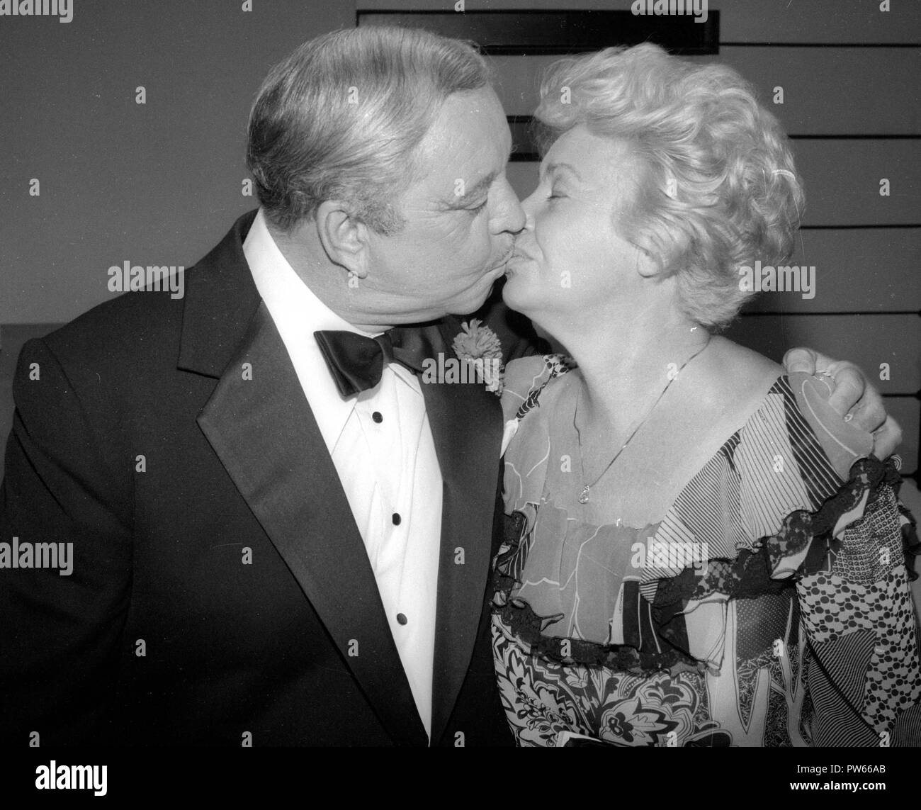 Jackie Gleason and wife Marilyn Gleason 1985 Photo By Adam Scull