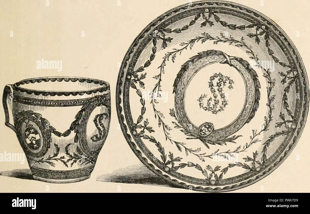 'The Wedgwoods: being a life of Josiah Wedgwood; with notices of his works and their productions, memoirs of the Wedgwood and other families, and a history of the early potteries of Staffordshire' (1865) Stock Photo