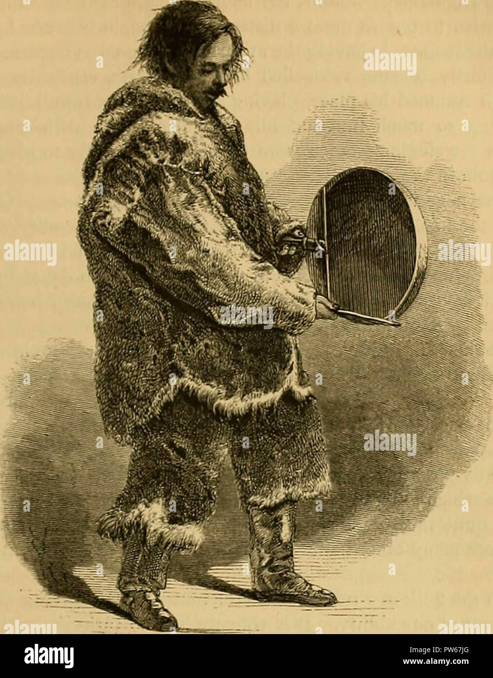 'Arctic researches, and life among the Esquimaux;' (1865) Stock Photo
