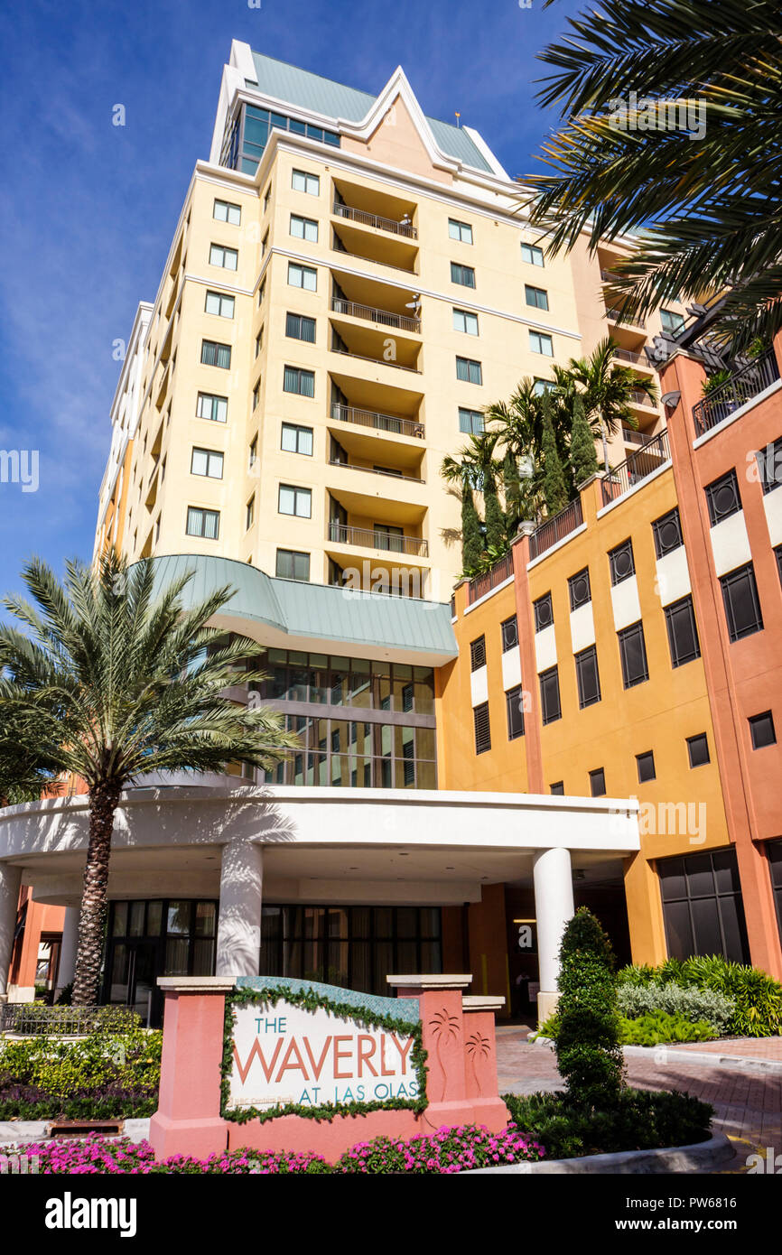 Fort Ft. Lauderdale Florida,The Waverly at Las Olas,high rise