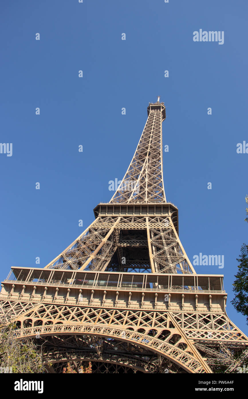 The Eiffel tower Stock Photo