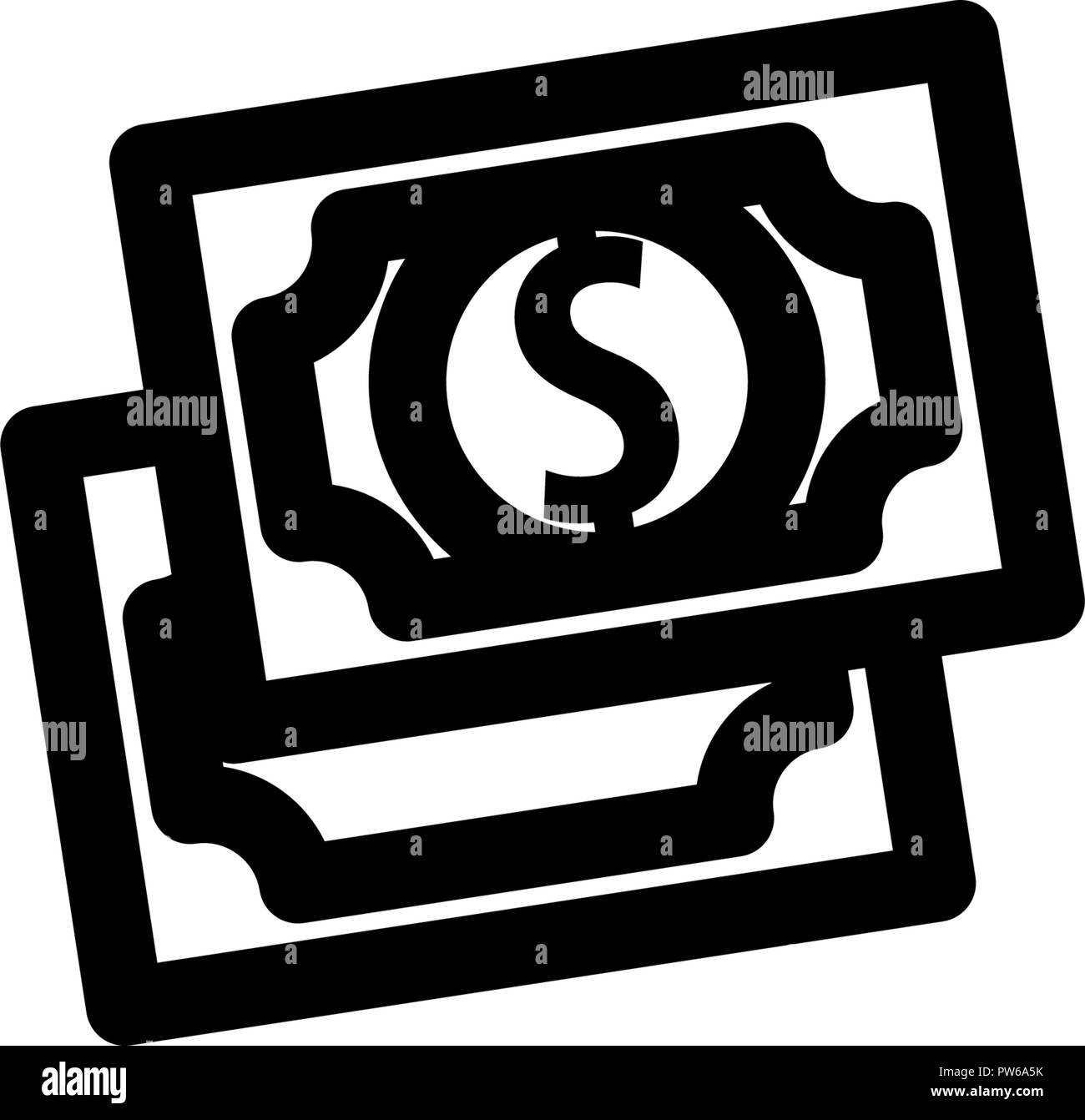 Money Template Icon Isolated Stock Vector Image Art Alamy