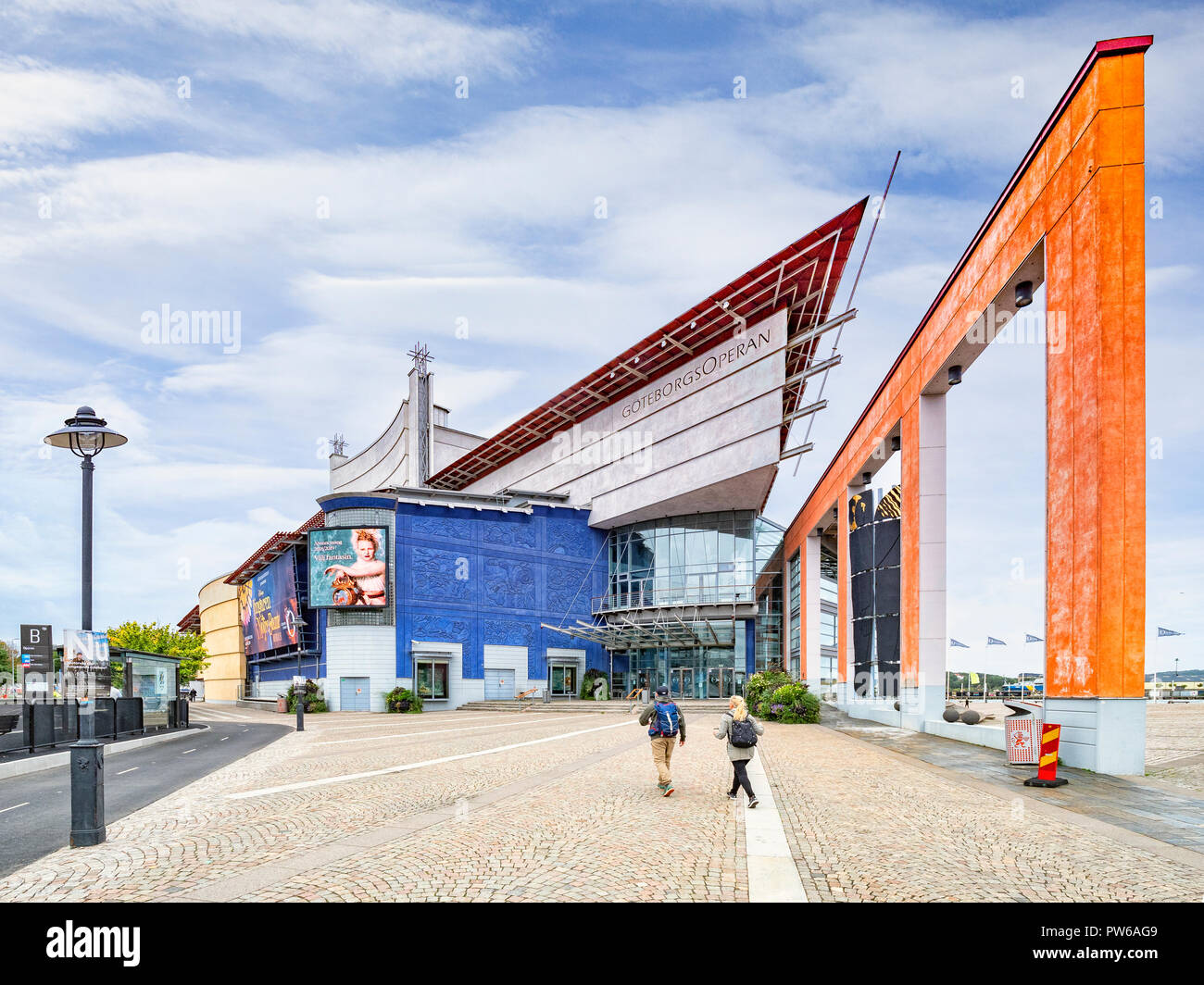 14 September 2018: Gothenburg, Sweden, The Opera House, in the Lilla ...