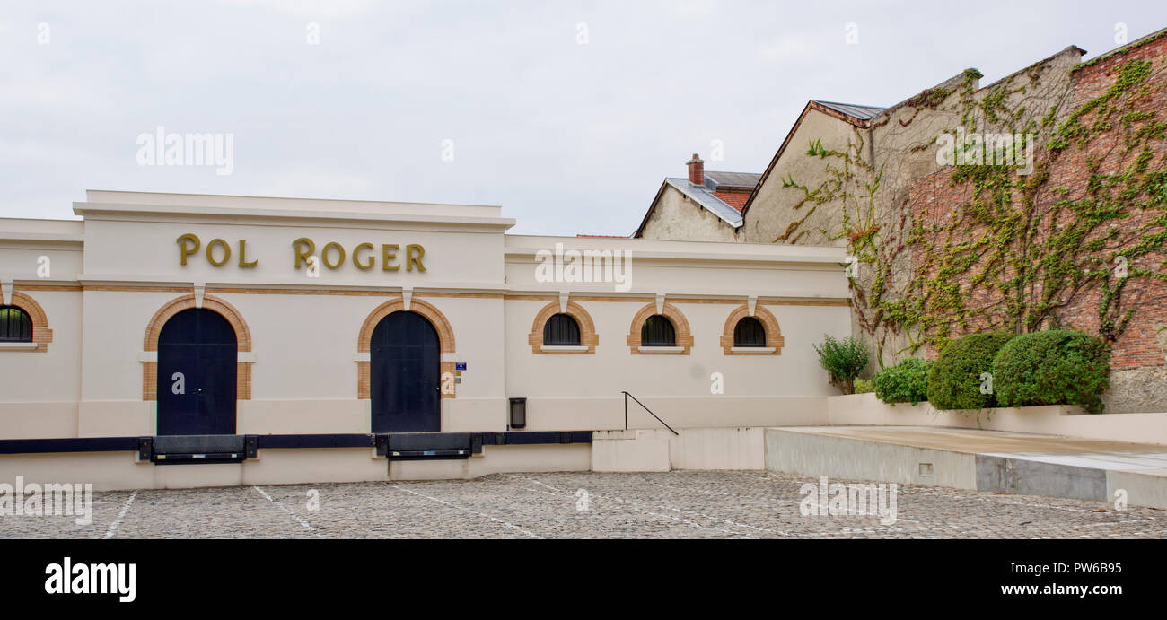 Pol Roger building Epernay Stock Photo
