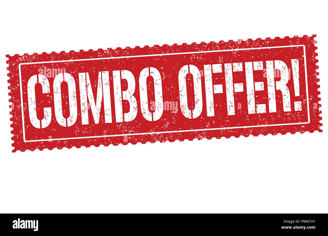 Combo offer sign or stamp on white background, vector illustration Stock  Vector Image & Art - Alamy