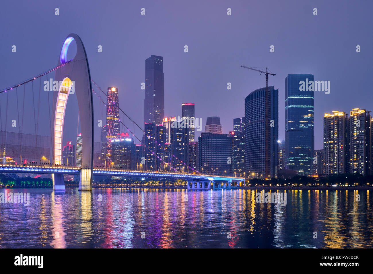 Guangzhou skyline. Guangzhou, China Stock Photo
