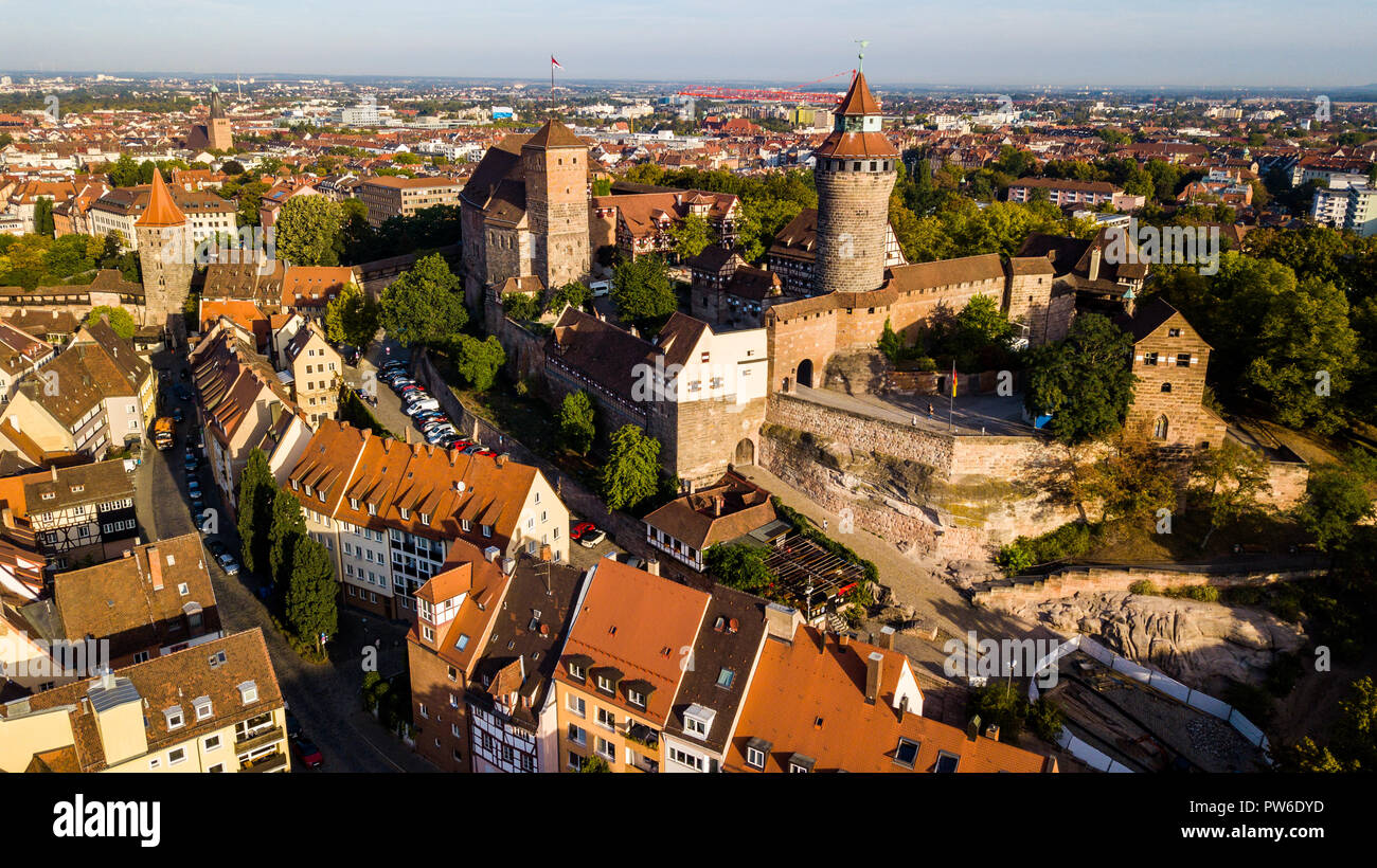 Imperial Castle of Nuremberg, Kaiserburg Nürnberg, Nuremberg, Germany Stock Photo