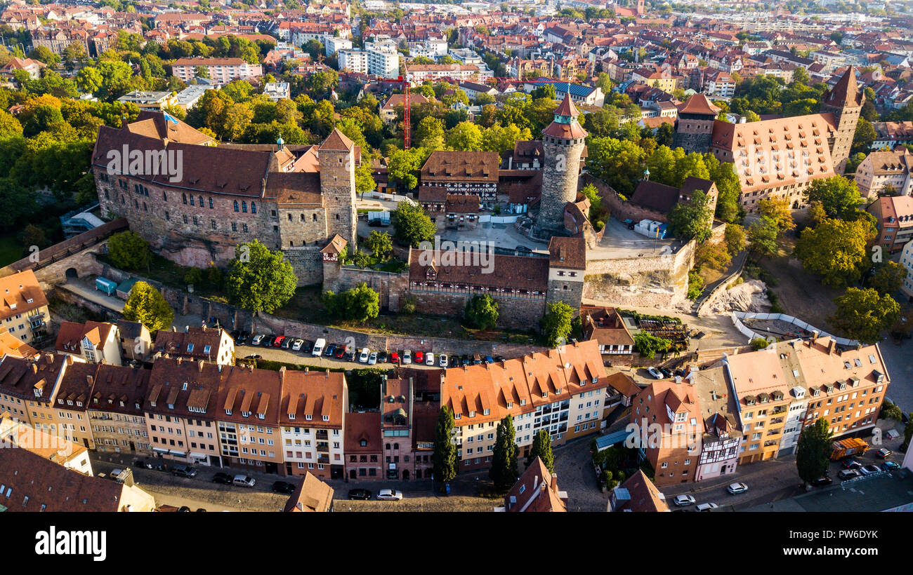 Imperial Castle of Nuremberg, Kaiserburg Nürnberg, Nuremberg, Germany Stock Photo