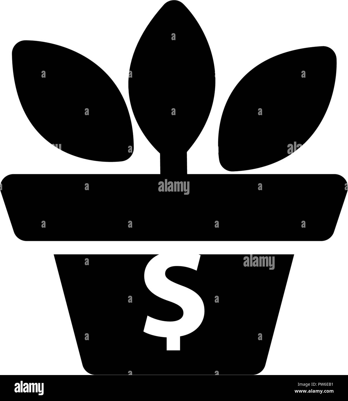 Money Template Solid Icon Isolated Stock Vector Image Art Alamy