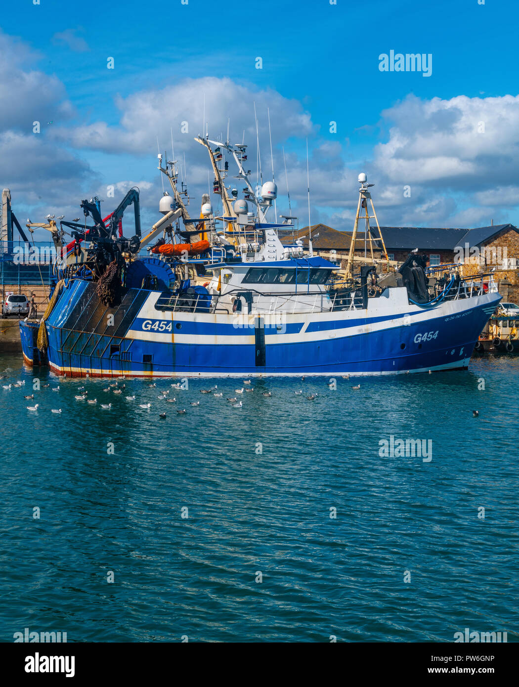 Fishing Trawlers. Stock Photo