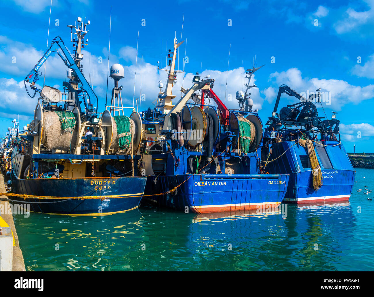 Fishing Trawlers. Stock Photo