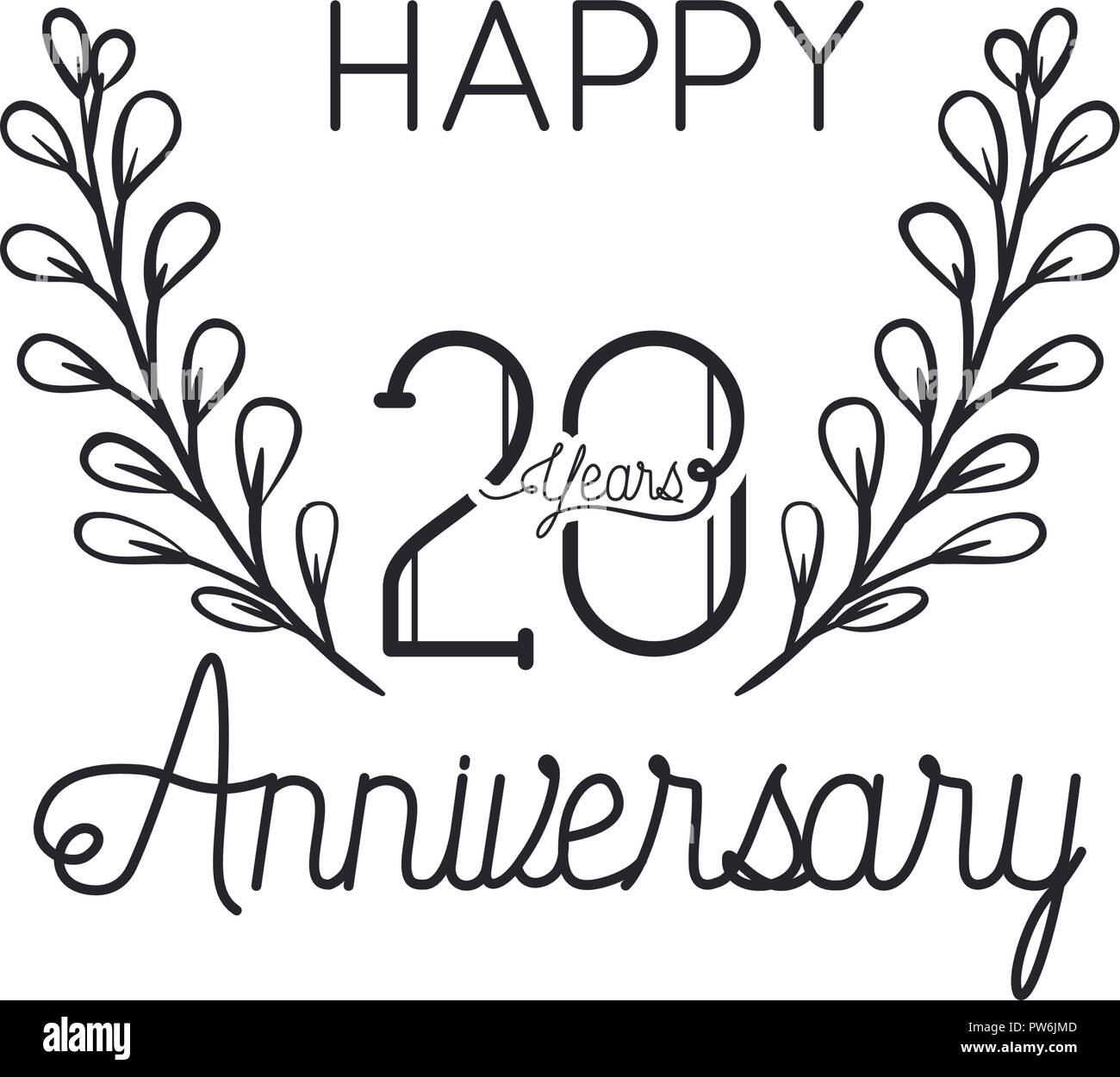 number-20-for-anniversary-celebration-card-icon-stock-vector-image