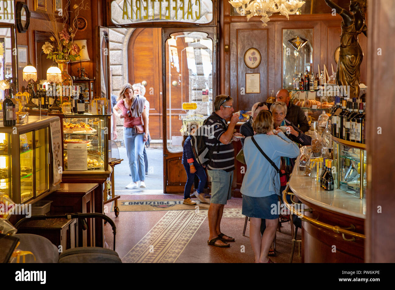 Italian cafe interior hires stock photography and images Alamy