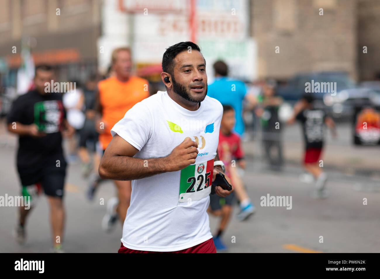 Chicago, Illinois , USA - September 9, 2018, El Grito 5K at la Villita