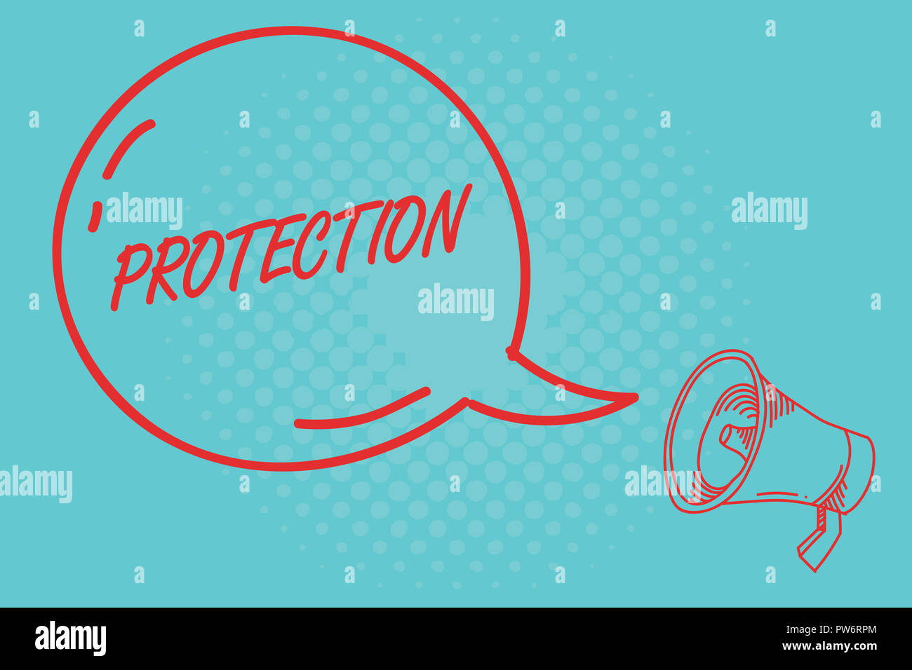 Writing note showing Protection. Business photo showcasing State of ...