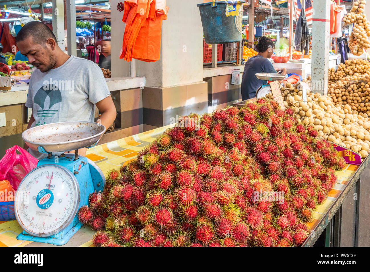 Chow Kit Market, Kuala Lumpur, Malaysia Stock Photo