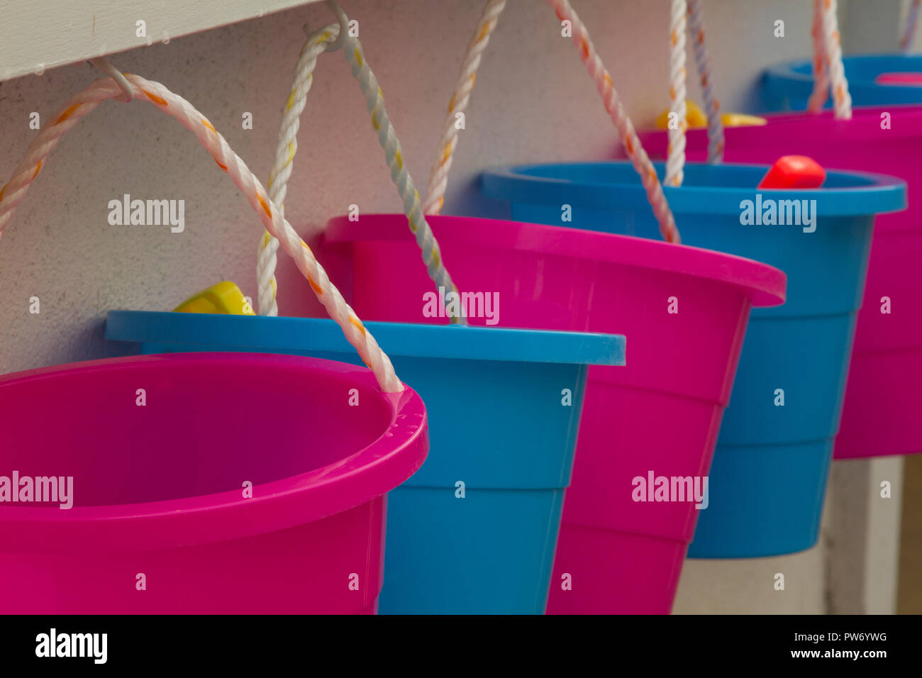 Coloured buckets hires stock photography and images Alamy