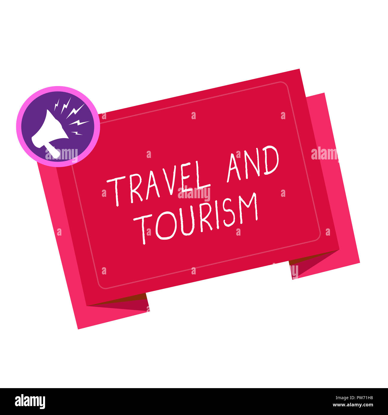 Writing note showing Travel And Tourism. Business photo showcasing ...