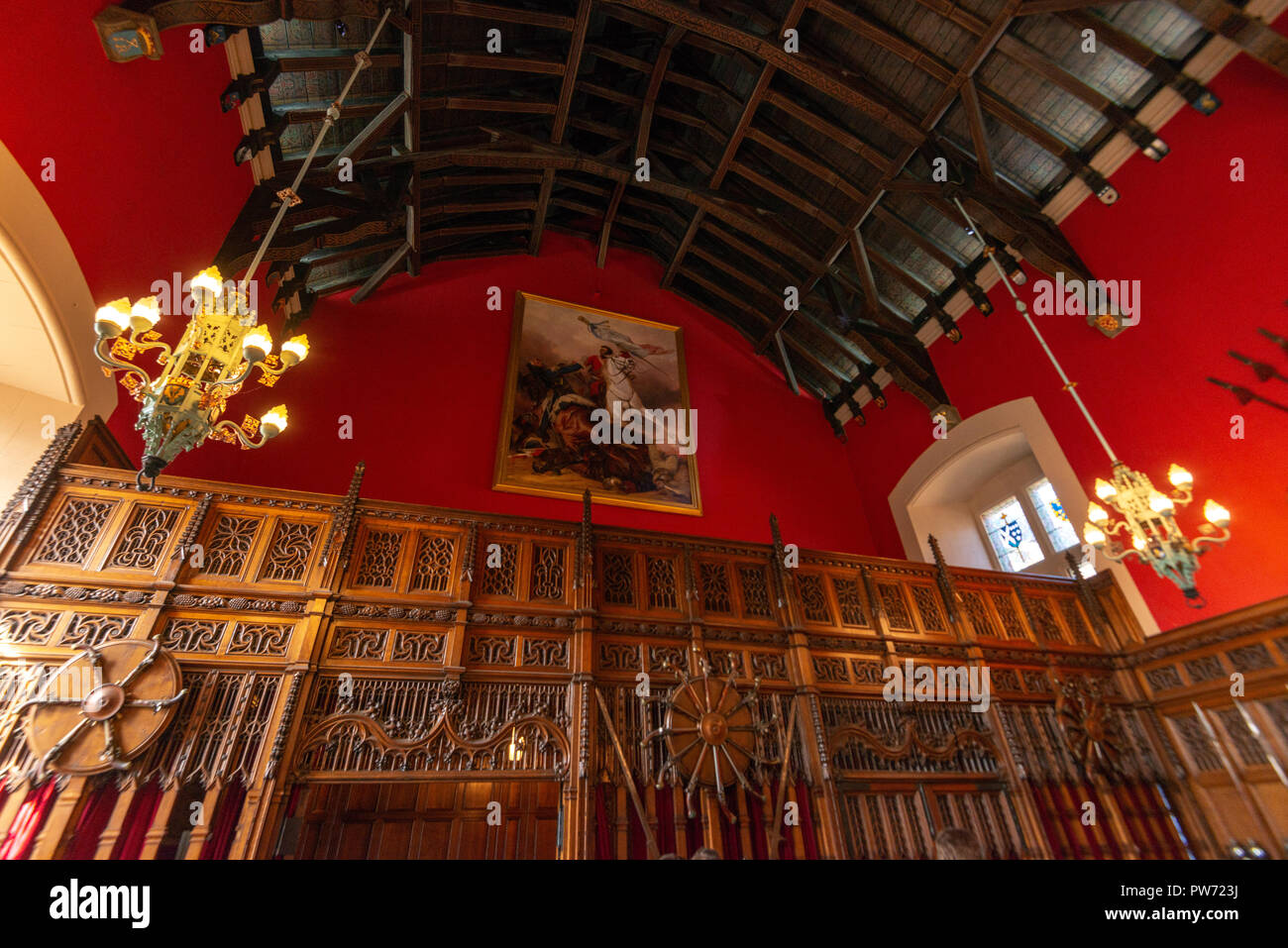 Interior, Garrison of Edinburgh Castle, Edinburgh, Scotland, United Kingdom Stock Photo