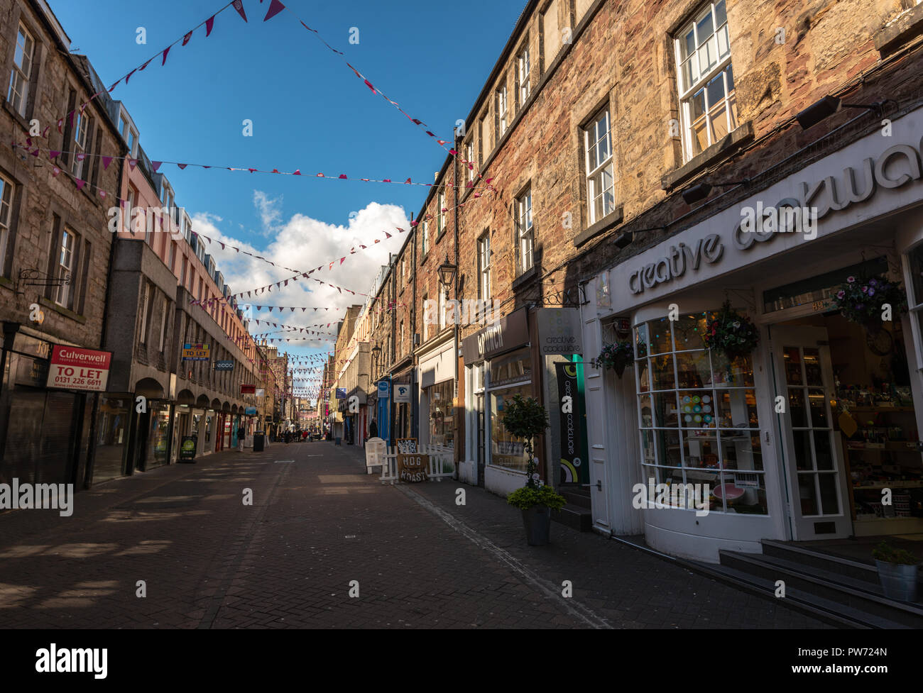 Rose Street, Edinburgh, Scotland, United Kingdom Stock Photo